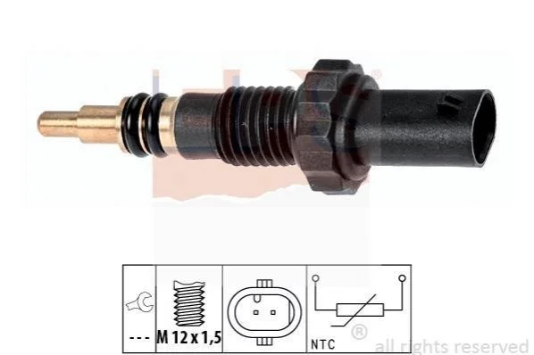 <strong>Датчик температури охол. BMW X3/X5/X6 08- EPS 1.830.348 (фото 1)</strong>