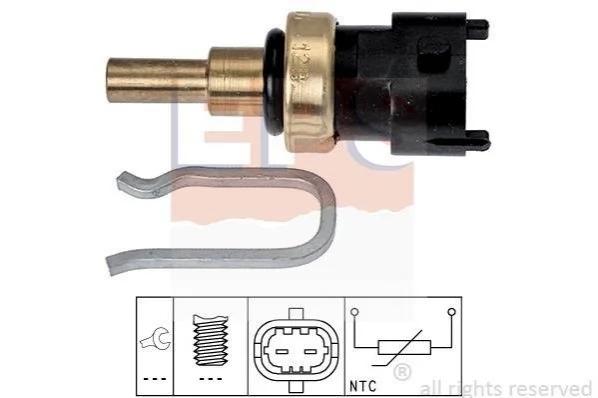 <strong>Дачик температури охол. рідини Chevrolet Aveo 1.3D 11-/ Fiat Doblo/Panda 1.3D Multijet 10- EPS 1.830.357 (фото 1)</strong>