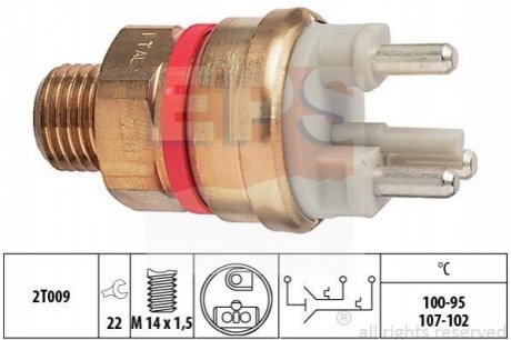 DB Датчик температуры M102/OM601 107-97/100-95&quot;C (2вых) EPS 1.850.637 фото товару