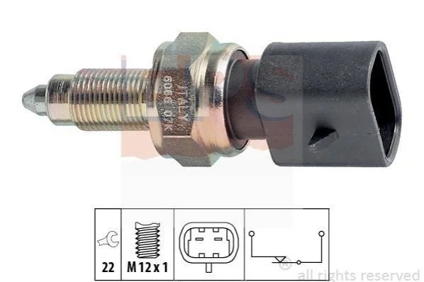 <strong>FIAT Выключатель света заднего хода CROMA 87-90 EPS 1.860.066 (фото 1)</strong>