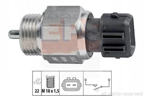 Вимикач світла зад. ходу VW Golf,Polo,T2 для Seat, Volkswagen EPS 1.860.126 фото товару