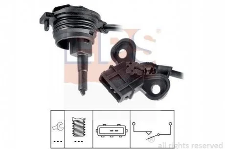 Вмикач фар заднього ходу Audi A4/A6/Passat 95- для Audi, Volkswagen, Porsche, Skoda EPS 1.860.195 фото товару