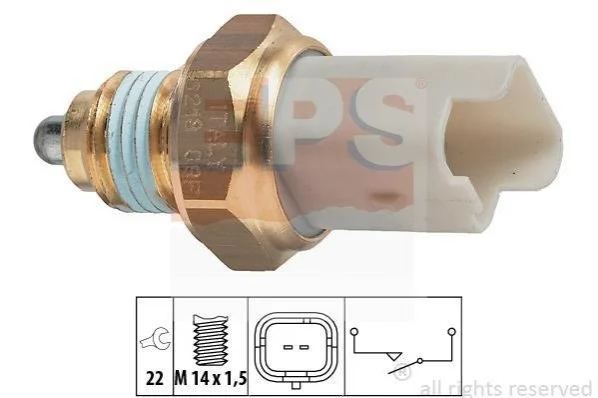 <strong>Датчик зад.ходу Citroen Jumpy 03-/Fiat Scudo 96-/Peugeot Expert 96-/Toyota Corolla 00- EPS 1.860.218 (фото 1)</strong>