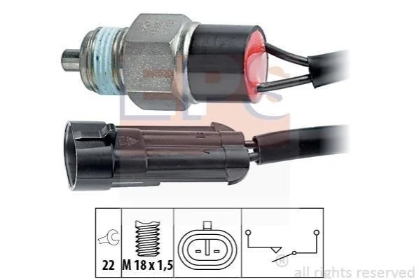<strong>Выключатель света заднего хода FIAT STILO EPS 1.860.239 (фото 1)</strong>