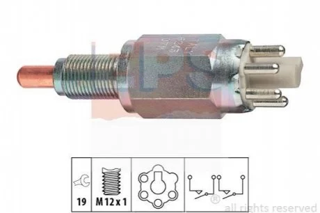 Датчик заднього ходу Ford Escort 94-01, Fiesta 95-02, Scorpio 86-98, Transit 85-92 для EPS 1.860.243 фото товару