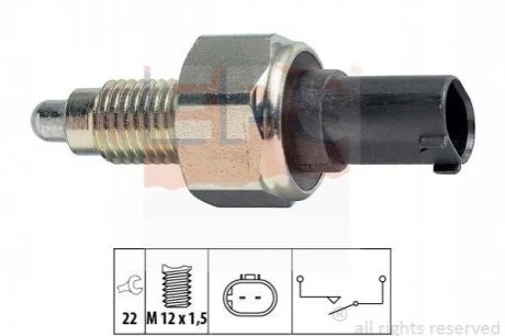Датчик заднього ходу MB A140-210 (W168.169) 97-12, B150-200 (W245) 05-11, Vaneo 02-05 для Mercedes EPS 1.860.252 фото товару