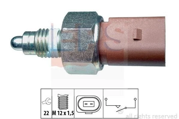 <strong>Датчик заднього ходу Audi A1, A2, A3, Q3, TT /Ford Galaxy /VW Bora, Caddy III, Golf IV,V,VI, Jetta IV, Passat, Polo, T5 EPS 1.860.266 (фото 1)</strong>