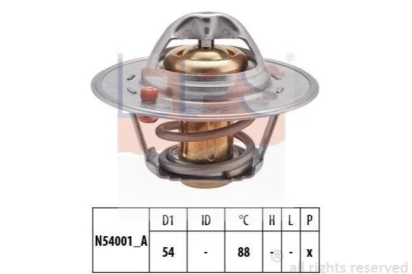 <strong>Термостат Ford/Hyunday/Nissan/Opel 88C EPS 1.880.202S (фото 1)</strong>
