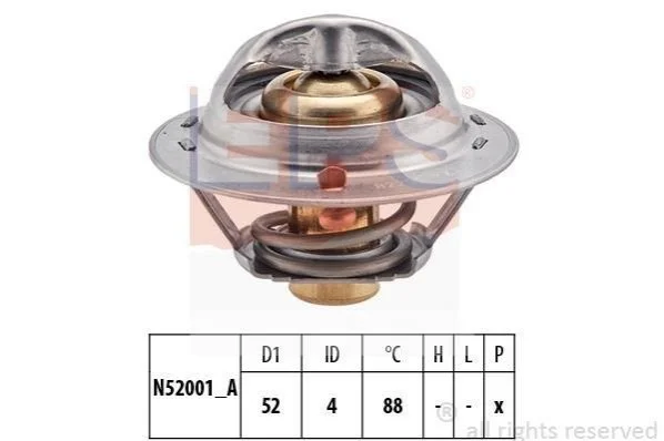 <strong>MITSUBISHI Термостат Colt II,III,Galant IV,Lancer III,IV,Pajero I 1.2/3.0 EPS 1.880.232S (фото 1)</strong>