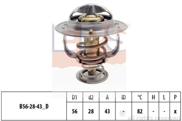 <strong>TOYOTA Термостат (Made in Italy!) Avensis,Camry,Rav 4 III,Mitsubishi Lancer X,Outlander III,Nissan,Volvo EPS 1.880.399S (фото 1)</strong>