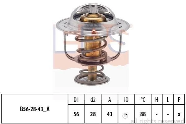 <strong>TOYOTA Термостат Avensis 2,0 -08. EPS 1.880.407S (фото 1)</strong>