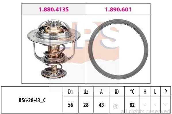 <strong>Термостат Mitsubishi L200/Pajero I/II/III/Pajero Sport 2.5TDi EPS 1.880.640 (фото 1)</strong>