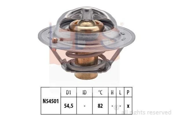 <strong>NISSAN Термостат (Made in Italy!) Juke,Qashqai,X-Trail,Renault Laguna III,Megane III,Duster 1.6 15- EPS 1.880.712S (фото 1)</strong>