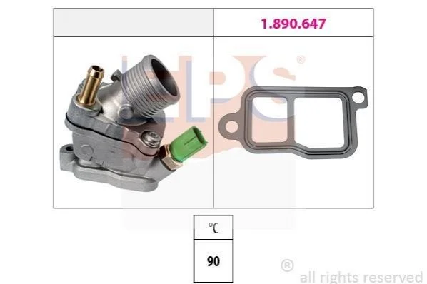 <strong>VOLVO Термостат S60/80,V70,XC90 EPS 1.880.732 (фото 1)</strong>