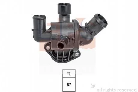 Термостат Audi A1, A3, Q3,Seat Altea/XL, Ibiza V, Leon/Skoda Octavia,Super B/VW Caddy III, Golf VI/Passat/CC, Tiguan,Touran 2.0TDI 03- для Volkswagen, Audi, Skoda, Seat EPS 1.880.772 фото товару