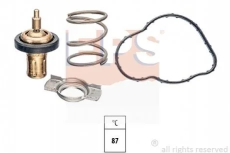 Термостат 87°C Nissan/Renault 1.5dCi 02.09- для Nissan, Mercedes, Renault, Infiniti EPS 1.880.930 фото товару