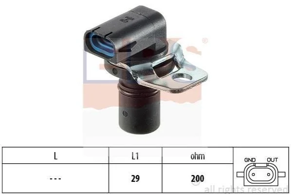 <strong>Датчик обертів колінвалу (АКПП) Ford Cougar, Mondeo I/II 1.6i 16V-2.5 ST200 02.93-11.00 EPS 1.953.104 (фото 1)</strong>