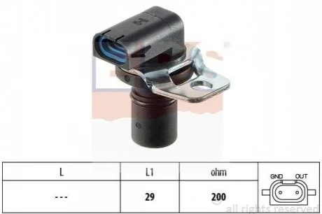Датчик обертів колінвалу (АКПП) Ford Cougar, Mondeo I/II 1.6i 16V-2.5 ST200 02.93-11.00 для EPS 1.953.104 фото товару