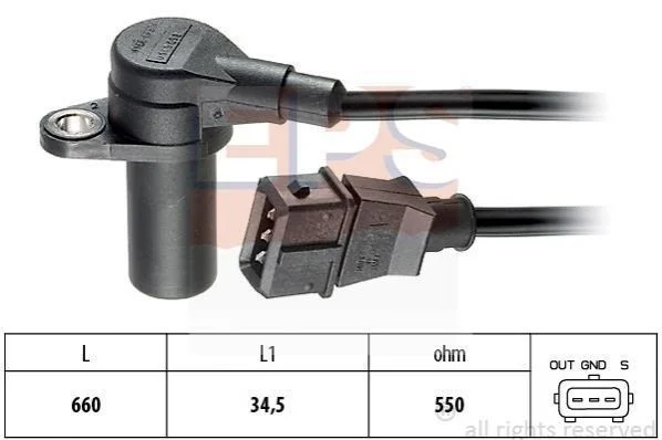 <strong>Датчик колінвала Opel 1.4 16V 1.6 16V 91- EPS 1.953.149 (фото 1)</strong>