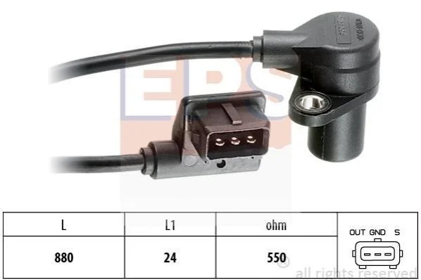 <strong>BMW Датчик оборотов двигателя 316I 94- EPS 1.953.158 (фото 1)</strong>