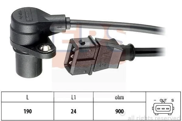 <strong>HONDA Датчик оборотов двигателя Accord V,VI,Civic VI,Freelander,Rover 200/400/600,25,45 EPS 1.953.180 (фото 1)</strong>