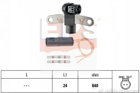 Датчик положення колінвалу Nissan Kubistar, Renault Clio, Kangoo, Laguna, Scenic 1.5-1.9CDi 96- для Suzuki, Renault, Dacia, Nissan EPS 1.953.199K фото товару