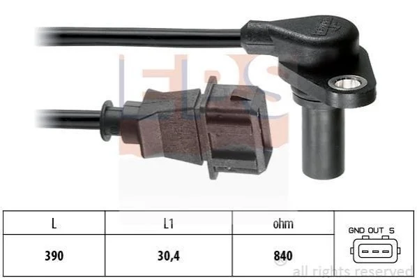 <strong>Датчик положения к/вала Audi A3 /Seat Leon, Toledo II /Skoda Octavia /VW Bora, Golf IV, New Beetle 1.6-2.3 96- EPS 1.953.204 (фото 1)</strong>