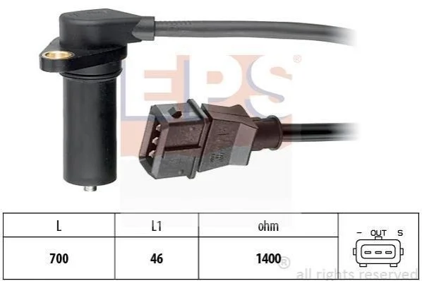 <strong>AUDI Датчик оборотов двигателя 80 1.9TDI EPS 1.953.224 (фото 1)</strong>