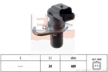 Датчик положення колінвалу PSA 2.0Hdi/2.2JTD 10.99- для Citroen, Peugeot, Lancia, Fiat, Suzuki EPS 1.953.260 фото товару