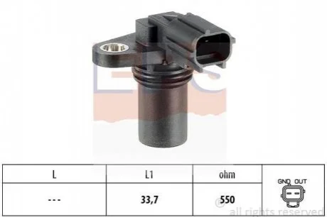 Датчик положення р/вала Ford Mondeo III 1.8 16V-2.0 16V TDCi 11.00- для Ford, Vauxhall, Alfa Romeo, Volvo, Opel EPS 1.953.281 фото товару