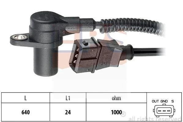 <strong>Датчик положення к/вала Citroen Jumper, Fiat Ducato, Peugeot Boxer, 2,8HDi, 99- EPS 1.953.301 (фото 1)</strong>