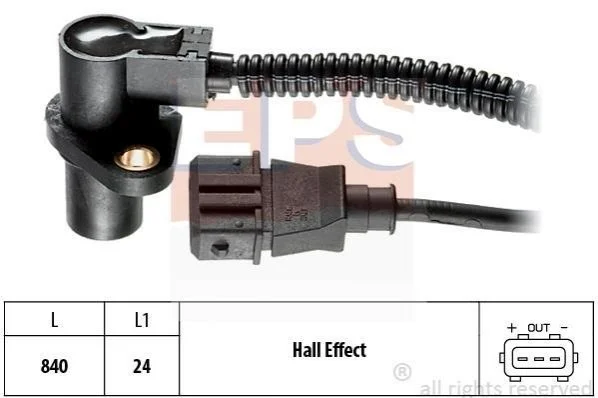 <strong>Датчик колінвала Opel Astra F, Calibra A, Omega B, Vectra B EPS 1.953.314 (фото 1)</strong>