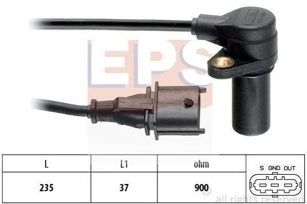 <strong>Датчик положення к/вала Opel Astra G/H 1.7CDTI Honda Civic VII 1.7CTDi 01.02- EPS 1.953.326 (фото 1)</strong>