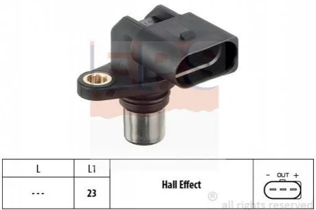 Датчик положення колінвалу VAG 2.3 V5-4.0 W8 10.94- Ford Ga для Volkswagen, Audi, Bentley, Ford, Seat EPS 1.953.351 фото товару