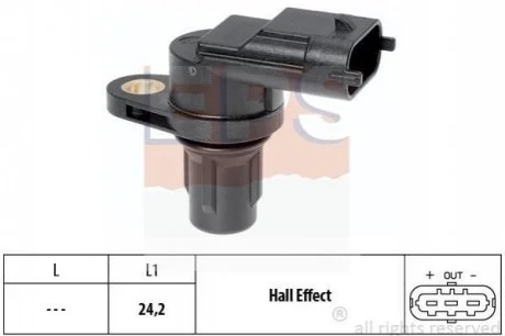 Датчик положення р/вала Fiat Ducato Ford C-Max, Fiesta VI, Focus, Mondeo IV Hyundai Santa Fe II Kia Ceed Opel Astra H, Corsa C, D, Zafira B 1.1-3.0D 09.00- для EPS 1.953.361 фото товару