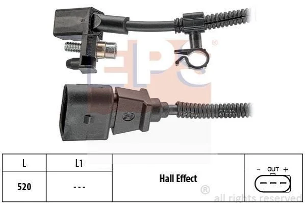 <strong>Датчик положення к/вала VW Polo 1.0/1.4 07.95-09.01 EPS 1.953.445 (фото 1)</strong>