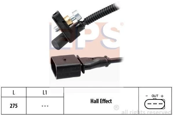 <strong>Датчик положення к/вала Audi A3 /Skoda Octavia /VW Golf V, Passat, Touran 1.4TSi-1.6FSi 03- EPS 1.953.448 (фото 1)</strong>