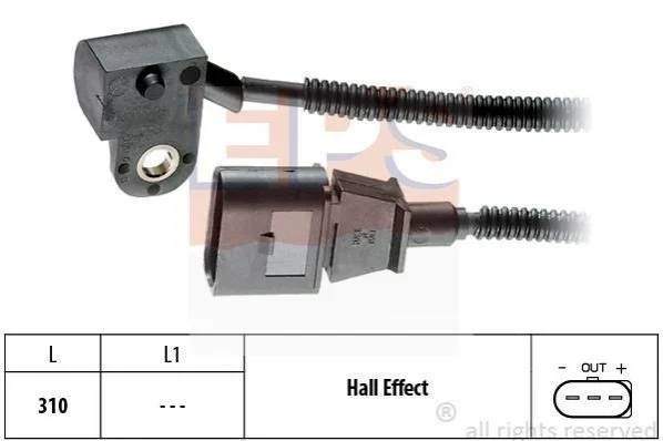 <strong>Датчик положення р/вала Audi A3, A4, A6 /Mitsubishi Grandis, Outlander /Seat Leon, Toledo /VW Golf, Passat 2.0TDi EPS 1.953.456 (фото 1)</strong>