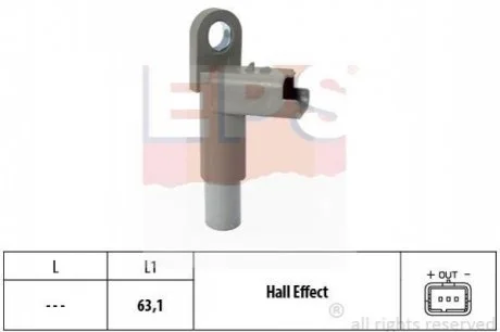 Датчик положення р/вала Ford Fiesta IV 1.4TDCi 09- для Ford, Citroen, Peugeot, Toyota, Mazda EPS 1.953.463 фото товару
