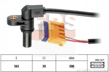 Датчик положення к/вала Cirtoen C3, C4, C5, C8 /Peugeot 307, 308, 407 /Renault Megane, Laguna 1.6-1.8-1.9 96- для EPS 1.953.469 фото товару