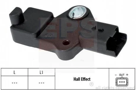 Датчик до/валу Citroen C4, C5, C8, Jumpy, Ford Focus II, Galaxy, Kuga, Mondeo, S-Max, Peugeot 307, 308, 407,607 2.0TDCI/2.0HDI 03- для Ford, Citroen, Fiat, Peugeot, Volvo EPS 1.953.524 фото товару