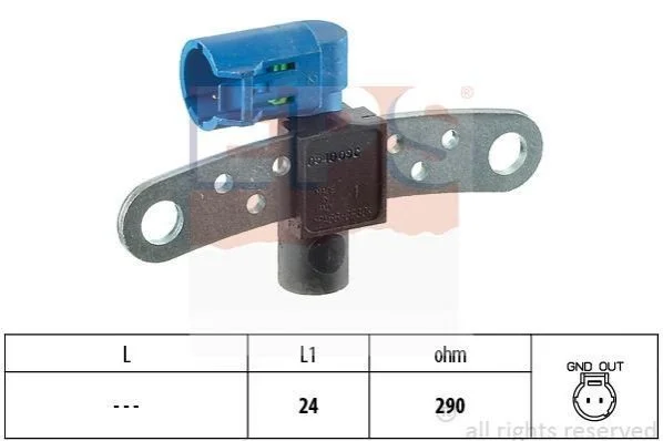 <strong>Датчик положення к/вала Renault Modus, Clio 05- /Dacia Logan 04- EPS 1.953.540 (фото 1)</strong>