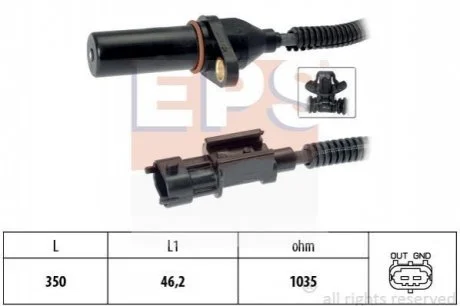 Датчик швидкості обертання вала для EPS 1.953.571 фото товару