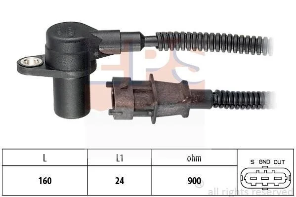 <strong>KIA Датчик оборотов двигателя SORENTO I (JC) 2.5 CRDi 06-11 EPS 1.953.588 (фото 1)</strong>