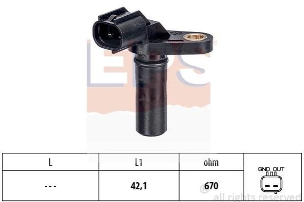 <strong>HYUNDAI Датчик обертів АКПП TERRACAN (HP) 2.5 TD 01-06, LEXUS IS I (_E1_) 200 99-05, TOYOTA AURIS 1.6 07- EPS 1.953.636 (фото 1)</strong>