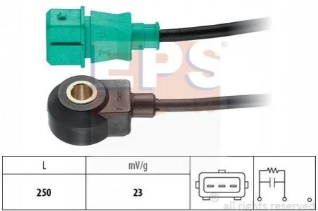 Датчик детонации RENAULT, CITROEN, FIAT для Peugeot, Fiat, Citroen, Renault, Lancia EPS 1.957.004 фото товару