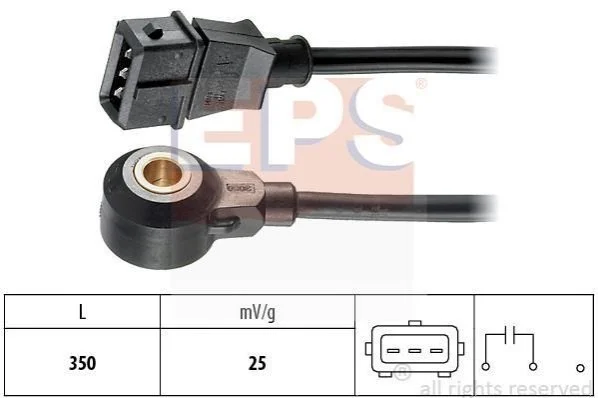 <strong>OPEL Датчик детонации Astra F 1,8-2,0, Vectra B EPS 1.957.050 (фото 1)</strong>