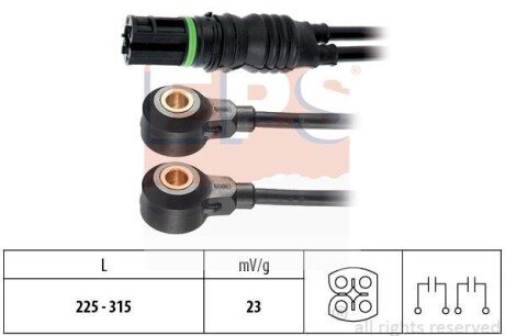 BMW Датчик детонації 1 (E81) 116 i/118 i/120 i 06-11, 3 (E46) 316 i/318 i/ 320 i 98- EPS 1.957.132 фото товару