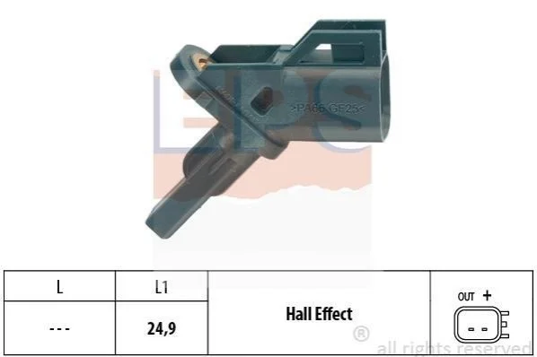 <strong>FORD Датчик ABS передн.C-Max,Focus II,Mondeo IV EPS 1.960.002 (фото 1)</strong>