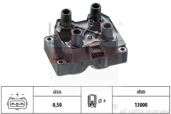 <strong>FIAT Катушка зажигания Bravo,Croma,Fiorino,Tempra,Alfa Romeo,Lancia EPS 1.970.168 (фото 1)</strong>